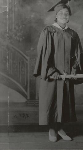 Young Girl with her Diploma