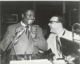 Sherm Mitchell and Eddie Little Share a Laugh