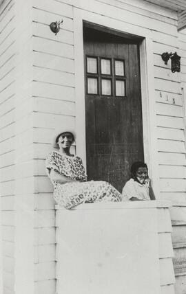 Cynthia Davis and a Young Girl